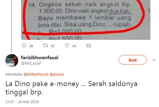 Soal matematika SD ini bikin mumet, ini 5 jawaban kocak warganet