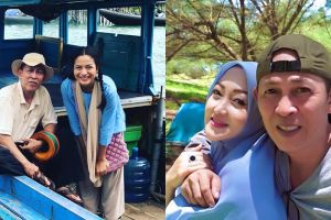 10 Momen hangat Yayu Unru, pemeran ayah Putri Marino, bersama istri