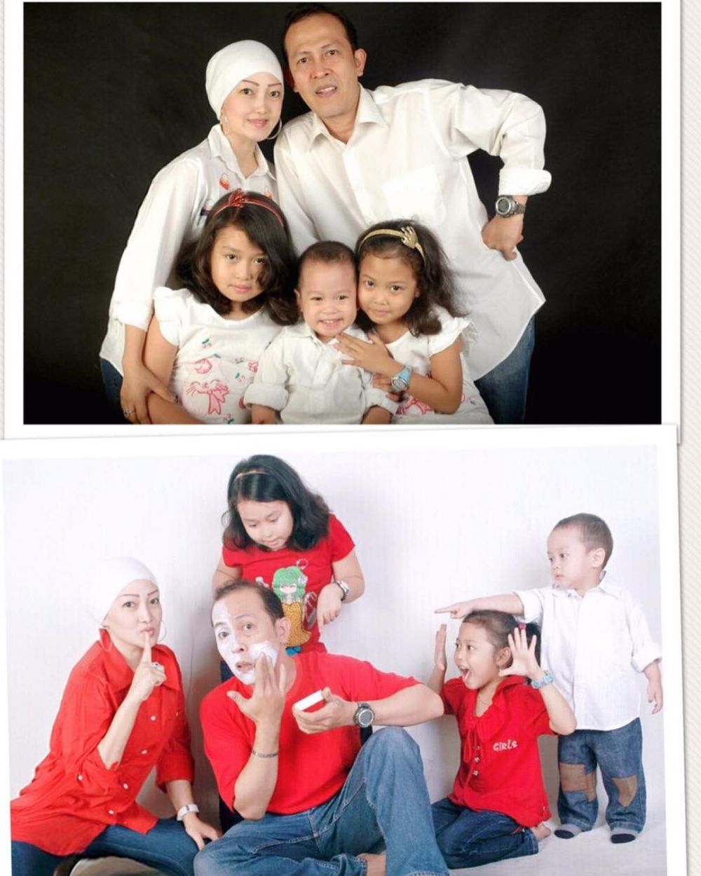 10 Momen hangat Yayu Unru, pemeran ayah Putri Marino, bersama istri