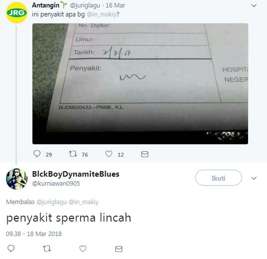 Tulisan diagnosis susah dibaca, 10 tebakan warganet ini ngocol abis