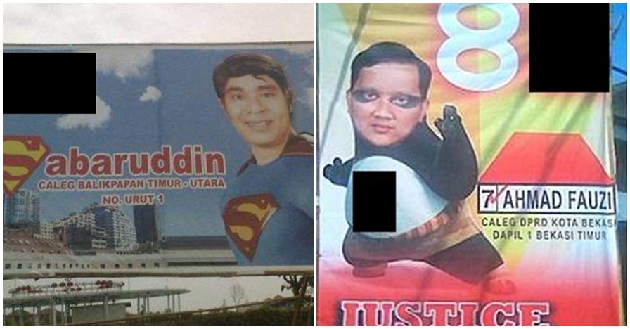 11 Poster kampanye ala caleg jadi superhero ini bikin ngakak salto