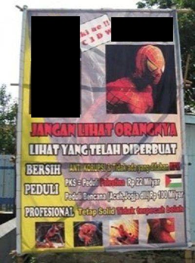 11 Poster kampanye ala caleg jadi superhero ini bikin ngakak salto