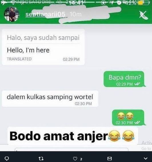 10 Chat nggak nyambung driver & pelanggan ojek online ini menggelikan