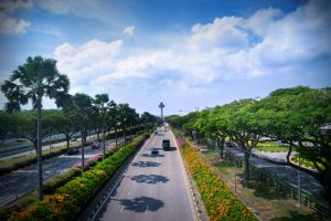 4 Momen manis traveler di Bandara Changi, lamar pacar pakai cara unik