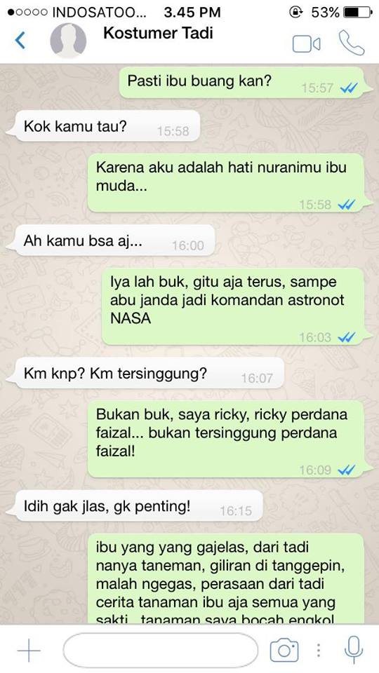 Obrolan emak-emak sok kaya beli tanaman hias ini bikin ngelus dada