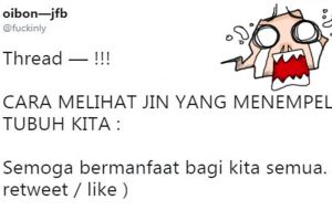 Awalnya serem, tutorial melihat jin di tubuh ini endingnya bikin kesel