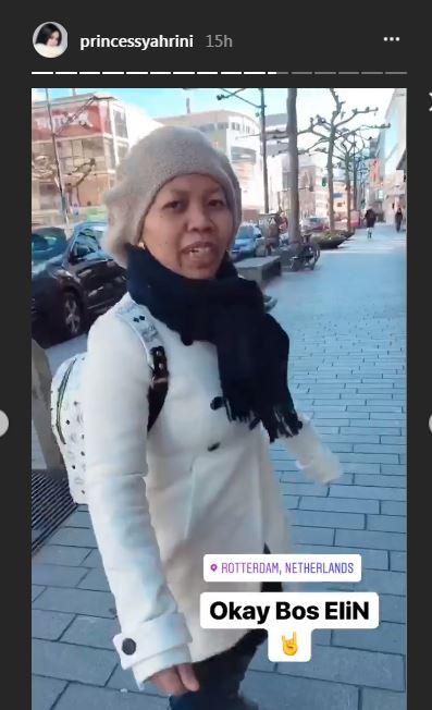 5 Gaya cetar Elin ART Syahrini saat diajak liburan ke Belanda