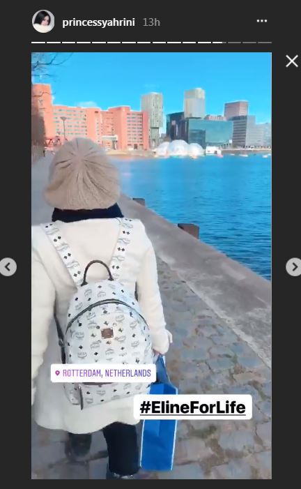 5 Gaya cetar Elin ART Syahrini saat diajak liburan ke Belanda