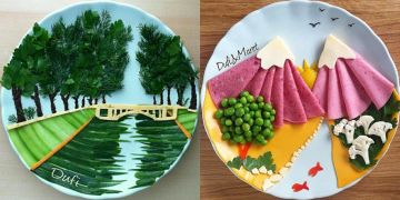 9 Karya pemandangan ini terbuat dari makanan, hasilnya ciamik banget