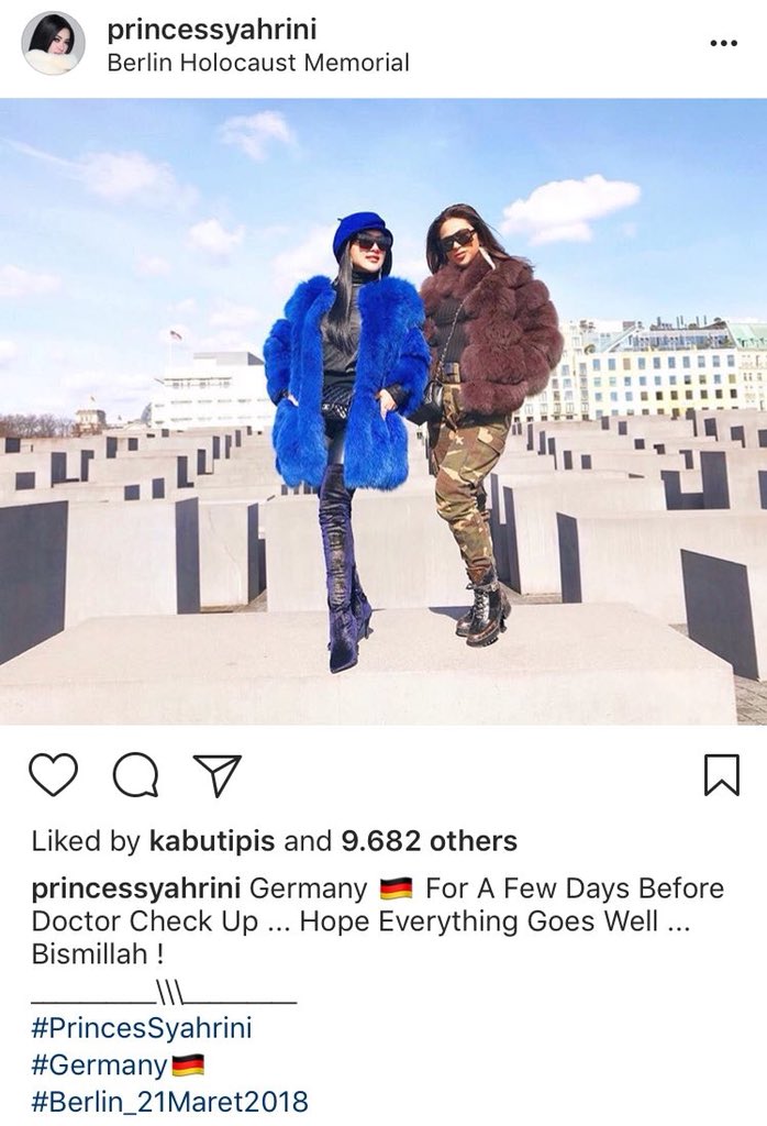 Selfie di Monumen Holocaust, Syahrini langsung dihujat warganet