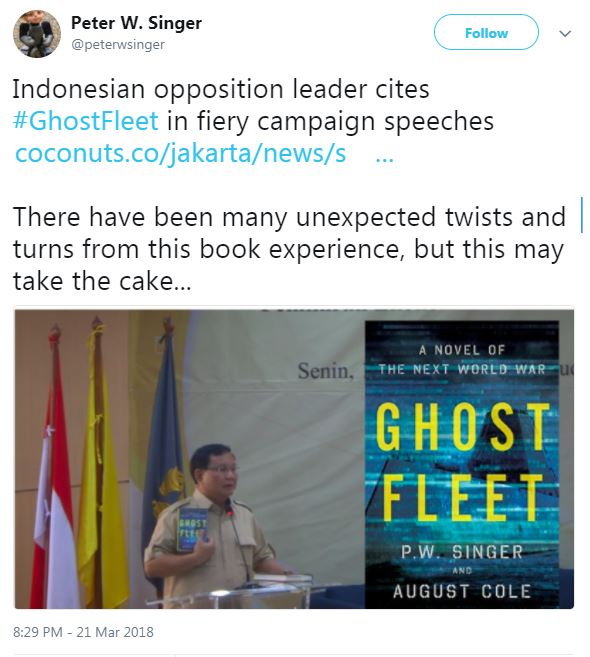 10 Foto Peter Singer, penulis yang novelnya jadi bahan pidato Prabowo