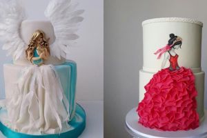 7 Kreasi hiasan cake bentuk dress ini bikin kamu nggak tega makan