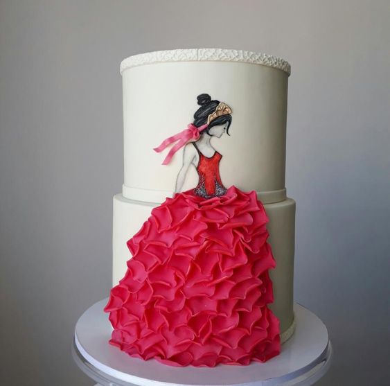 7 Kreasi hiasan cake bentuk dress ini bikin kamu nggak tega makan