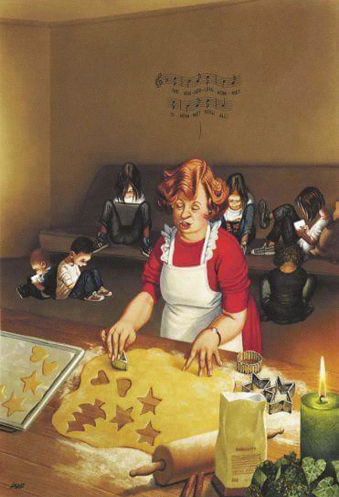 15 Ilustrasi ini gambarkan kacaunya kehidupan zaman now, nampol abis