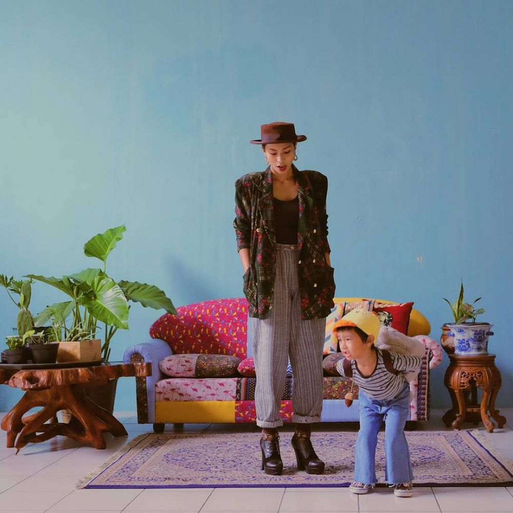 10 Gaya nyentrik Shareefa Daanish, cut bray hingga oversize blazer