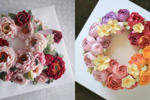 8 Kreasi flowercake, kue cantik dengan hiasan bak bunga asli