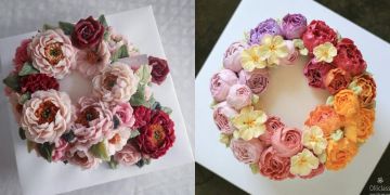 8 Kreasi flowercake, kue cantik dengan hiasan bak bunga asli