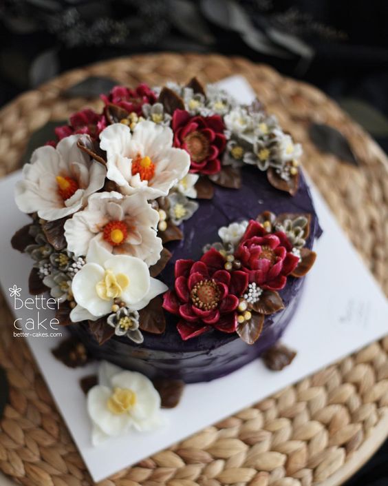 8 Kreasi flowercake, kue cantik dengan hiasan bak bunga asli