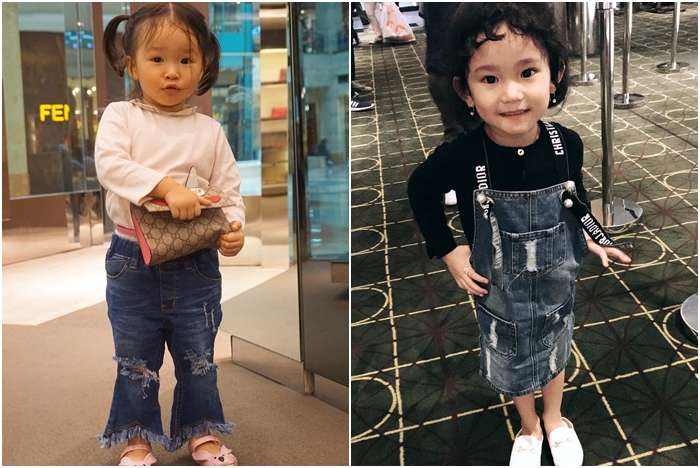 Sama-sama imut nan menggemaskan, ini 7 beda gaya Bilqis vs Thalia Onsu
