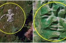 8 Momen tertangkap Google Earth mirip wajah manusia ini horor banget