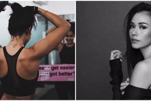 8 Pose Adinia Wirasti pamer pundak ini bikin cowok geregetan