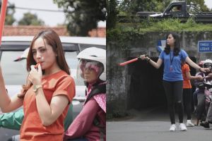 6 Aksi Ceu Ogah, pengatur lalu lintas yang bikin adem di tengah macet