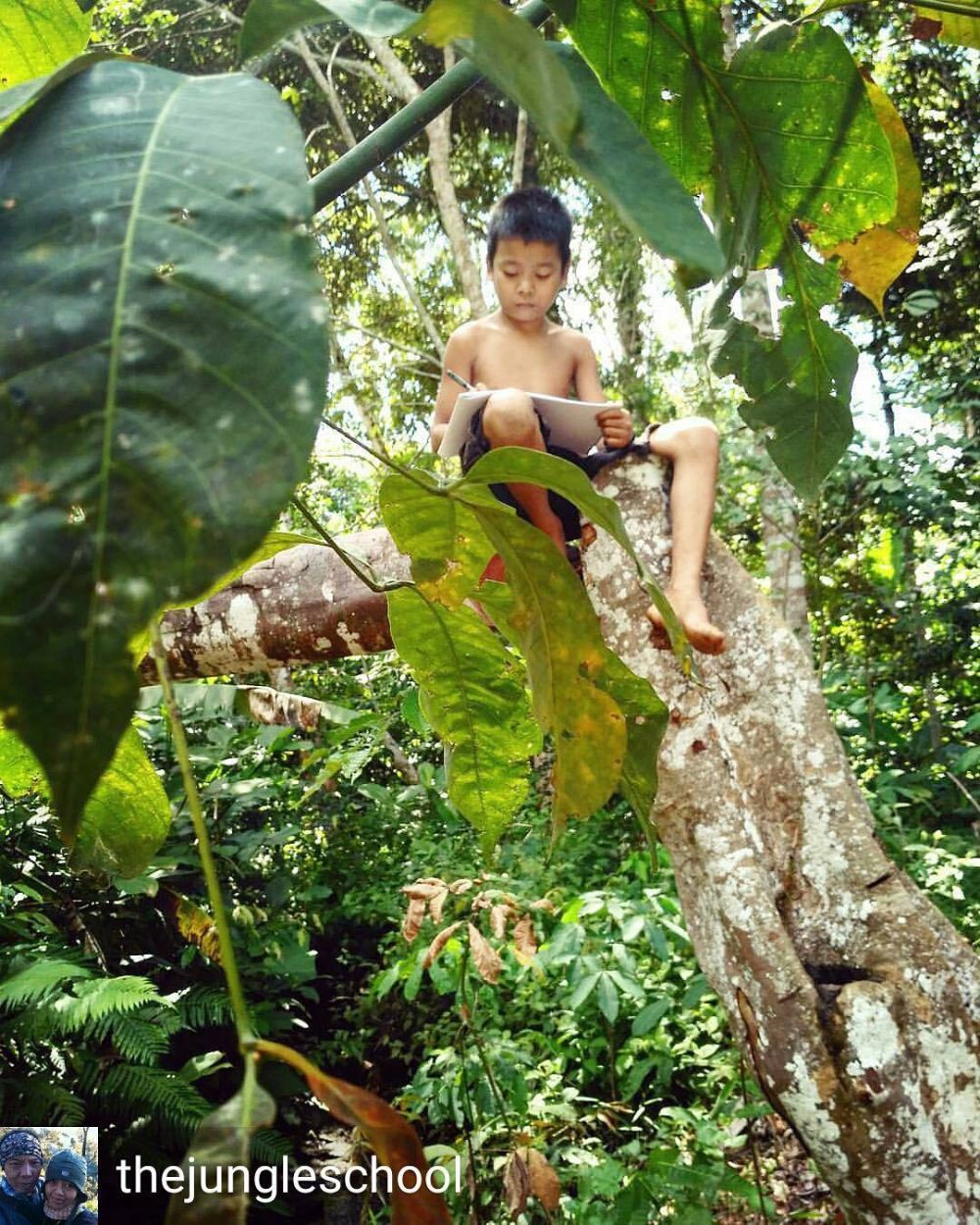 10 Potret semangat orang rimba meraih pendidikan ini bikin terharu