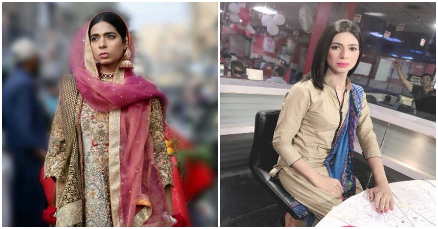 5 Potret Mavia Malik, transgender pembaca berita pertama di dunia