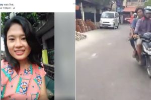 Apes banget, HP cewek ini dijambret saat lagi siaran live di Facebook