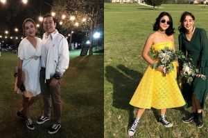 Lupakan heels, 5 seleb ini pilih pakai sneakers ke pesta pernikahan