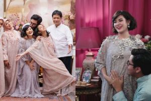 7 Momen syukuran empat bulan kehamilan Mytha Lestari, penuh kehangatan