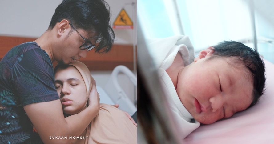 10 Momen persalinan anak kedua Nycta Gina, suami hampir tak dampingi