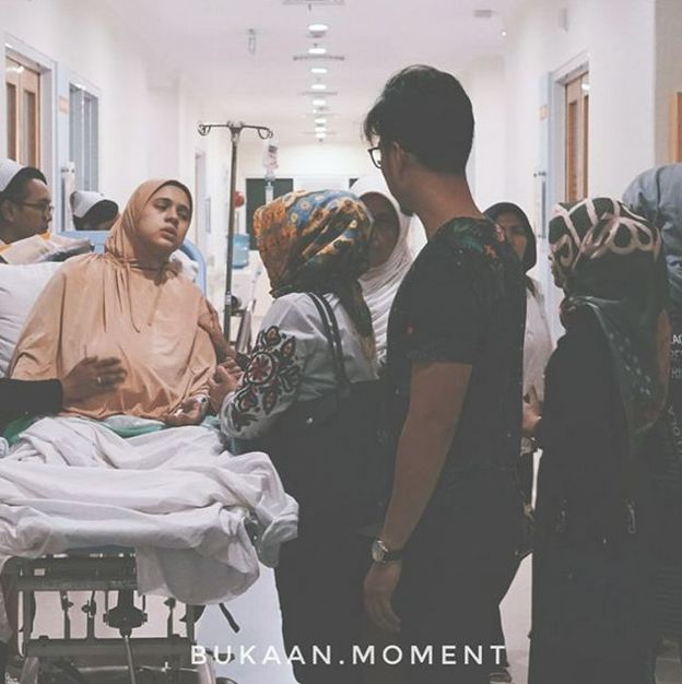 10 Momen persalinan anak kedua Nycta Gina, suami hampir tak dampingi