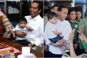 7 Momen hangat Jokowi dan Iriana bermain sama Jan Ethes
