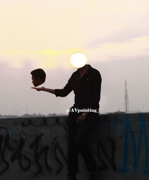 Pria ini minta fotonya diedit dekat matahari, 8 hasilnya bikin ngakak