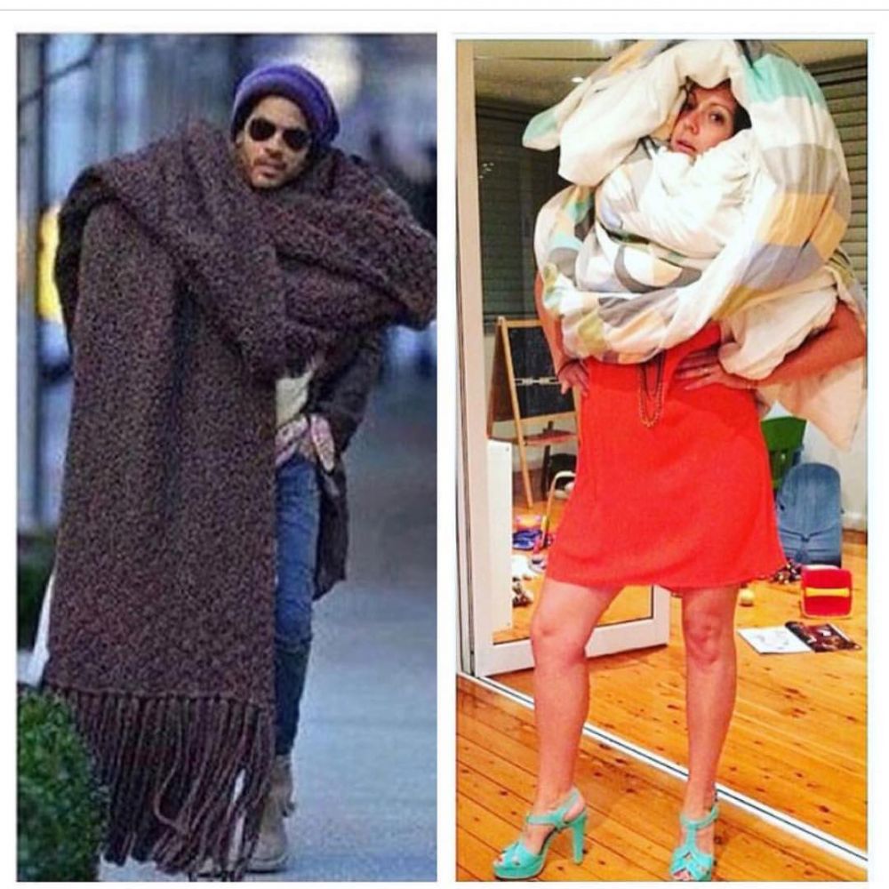 Wanita ini tiru gaya seleb dunia, 10 foto hasilnya bikin geleng kepala