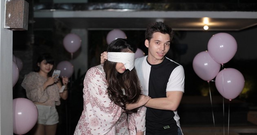 Detik-detik Stefan William beri kejutan romantis di ulang tahun Celine