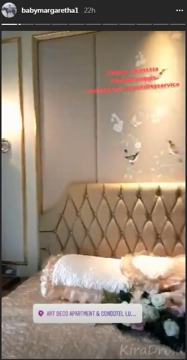 Resmi menikah, ini potret kamar pengantin Baby Margaretha