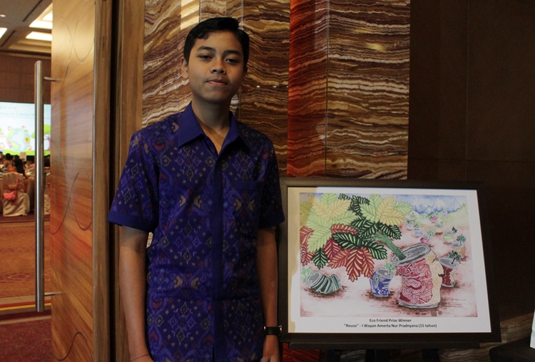 Hebat! 2 Anak Indonesia raih juara lomba lukis lingkungan kelas dunia