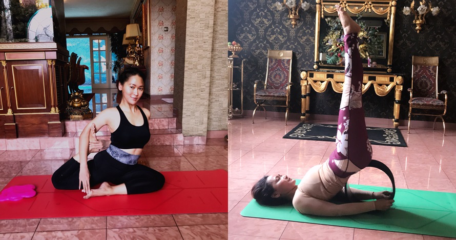 10 Gaya Inul Daratista saat olahraga, tetap memesona meski keringetan