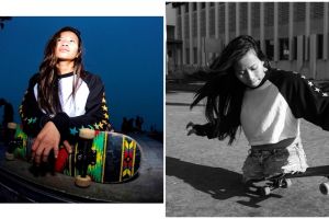 8 Aksi memukau difabel cantik saat skateboard & surfing, bikin takjub