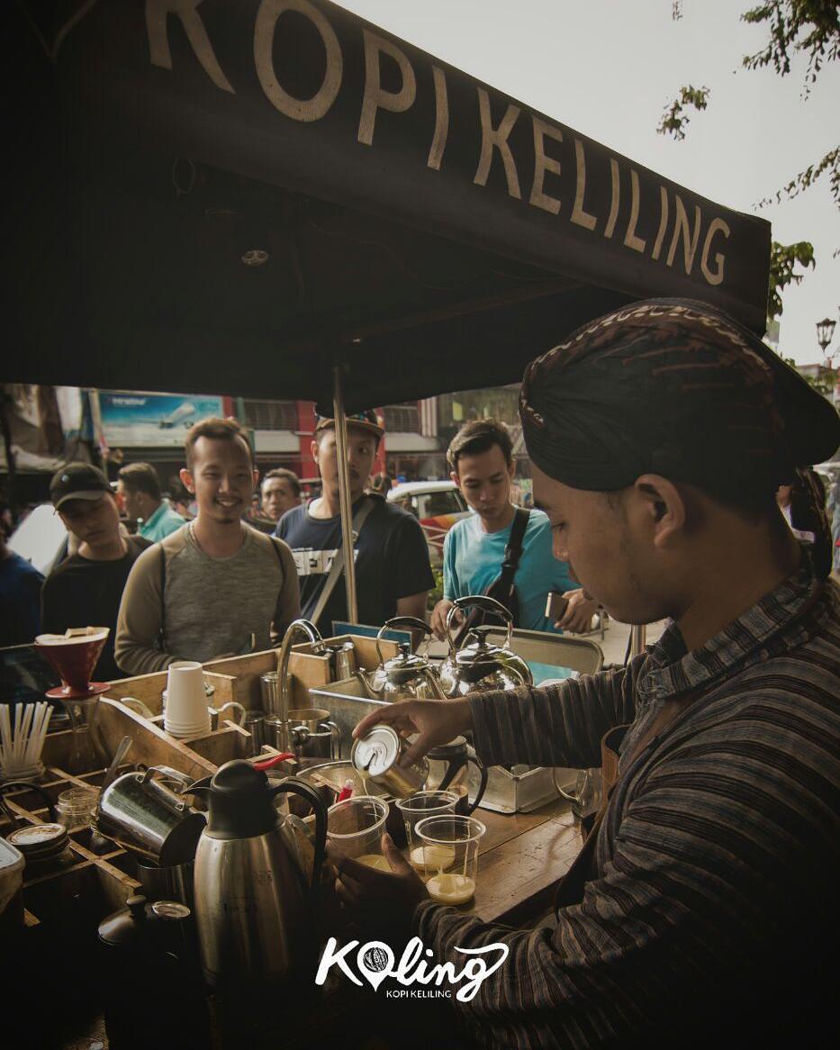 Koling, kopi cita rasa kafe dalam nuansa kaki lima di Malioboro