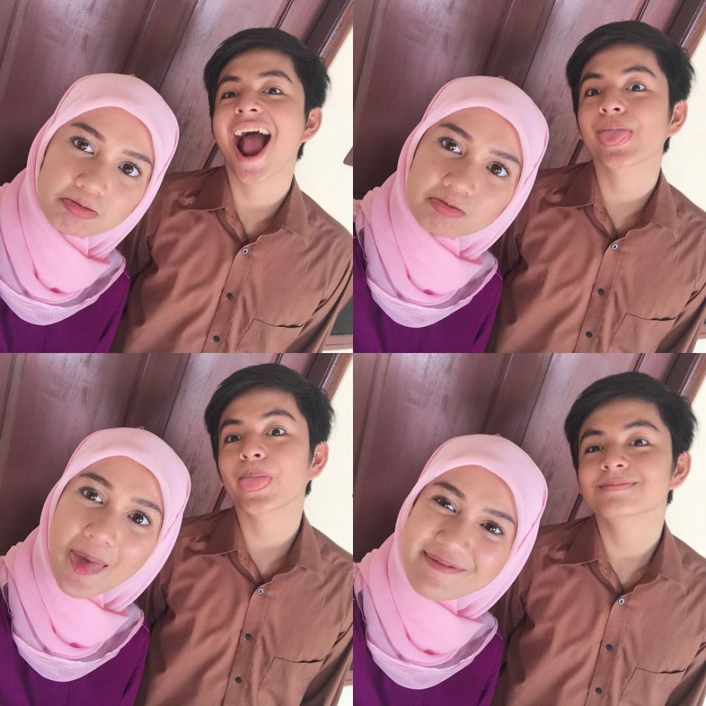10 Penampilan Dea Imut berbalut hijab, pesonanya bikin hati teduh