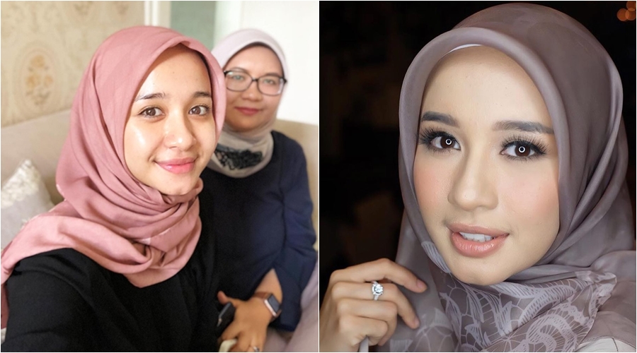 Potret 10 seleb cantik sebelum dan sesudah pakai makeup, beda banget