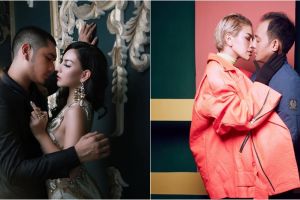 7 Gaya pemotretan pasangan seleb hampir ciuman ini bikin panas dingin