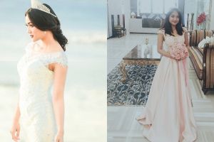 5 Pesona Marion Jola pakai gaun panjang, bak putri kerajaan