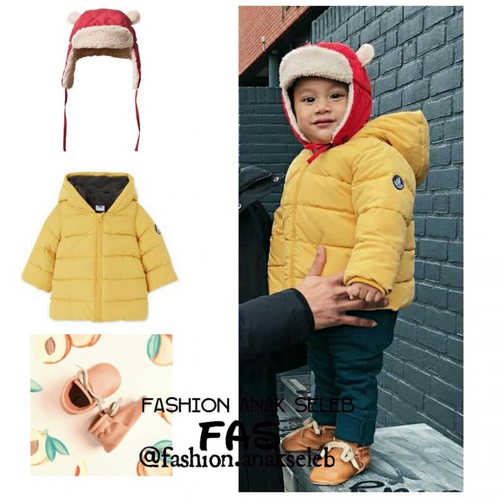 Fashionable sejak kecil, harga jaket 6 anak seleb ini bikin melongo