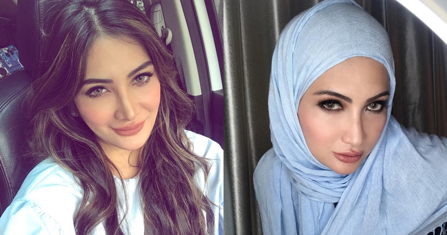 Mulai berhijab, begini penampilan Natalie Sarah dengan balutan jilbab 