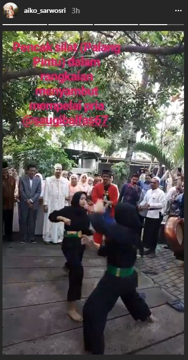 7 Momen bahagia detik-detik pernikahan Chef Aiko dengan adat Betawi