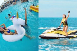 10 Bukti Maria Selena tak bisa jauh-jauh dari air, awas salah fokus